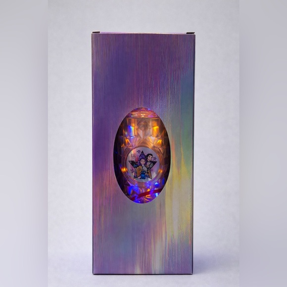 KPOP Light Up Tumbler Cup With Straw Faceted Orange LED - Picture 4 of 5